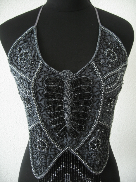 kralen top (zilver)