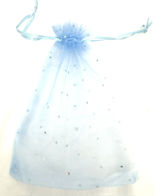 Stippeltje Licht Blauw 13 x 20 cm