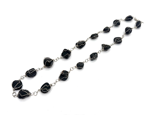 Grote Chakra Ketting Onyx