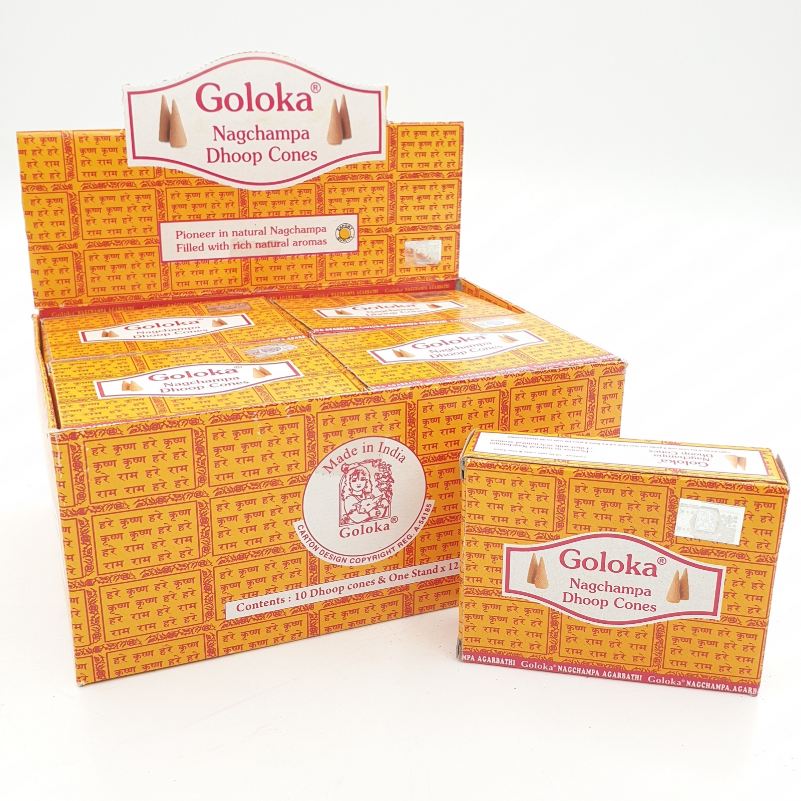 Goloka Nag Champa Kegels