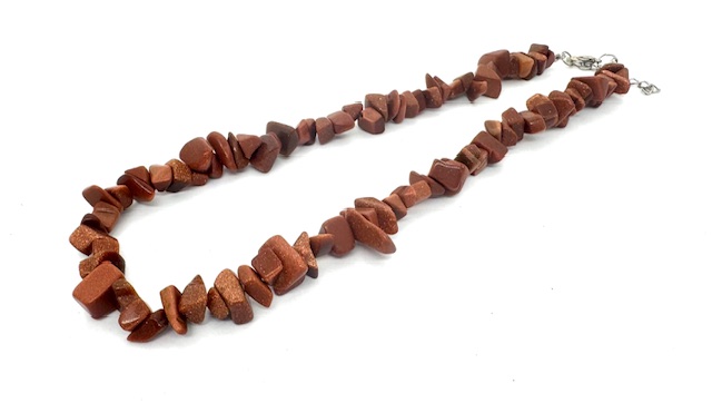 Edelsteen ketting 45cm Goudsteen