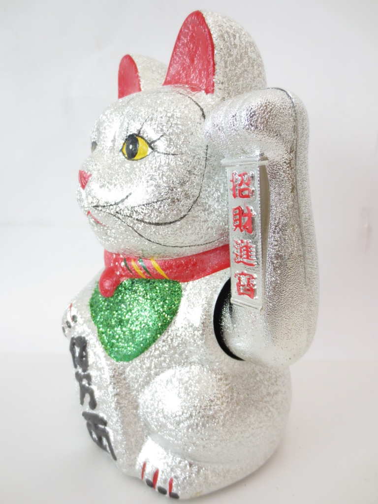 Glitter zilver groot