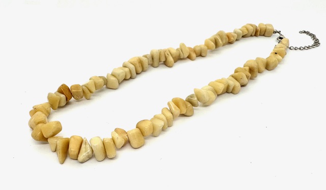 Edelsteen ketting 45cm Schelp