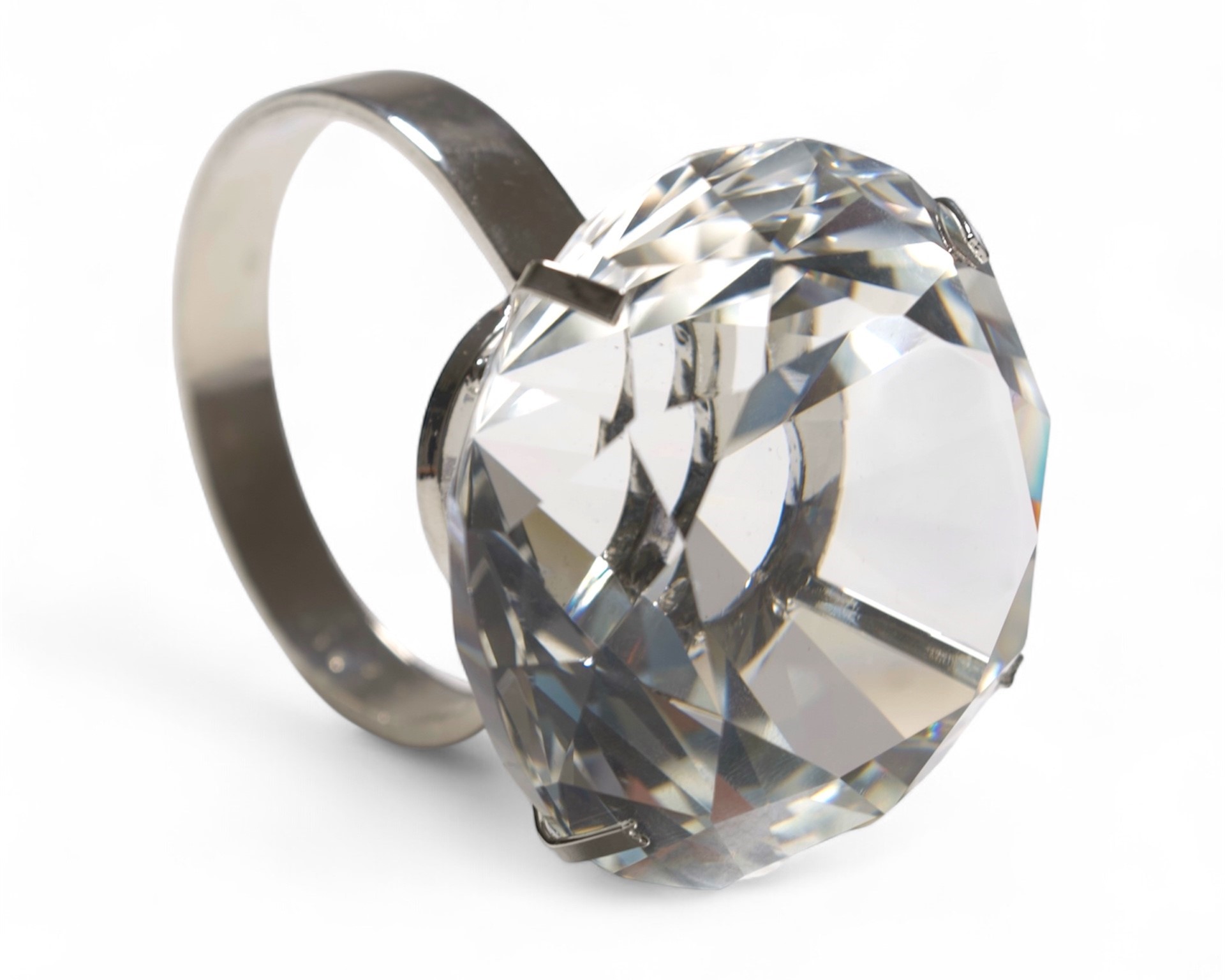 5cm Kristal Diamantring