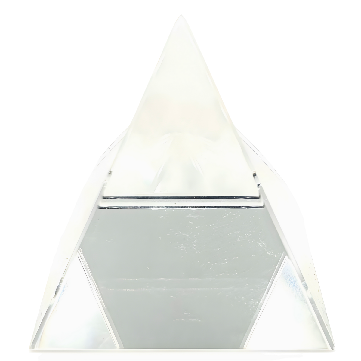 Kristallen piramide wit 4x4