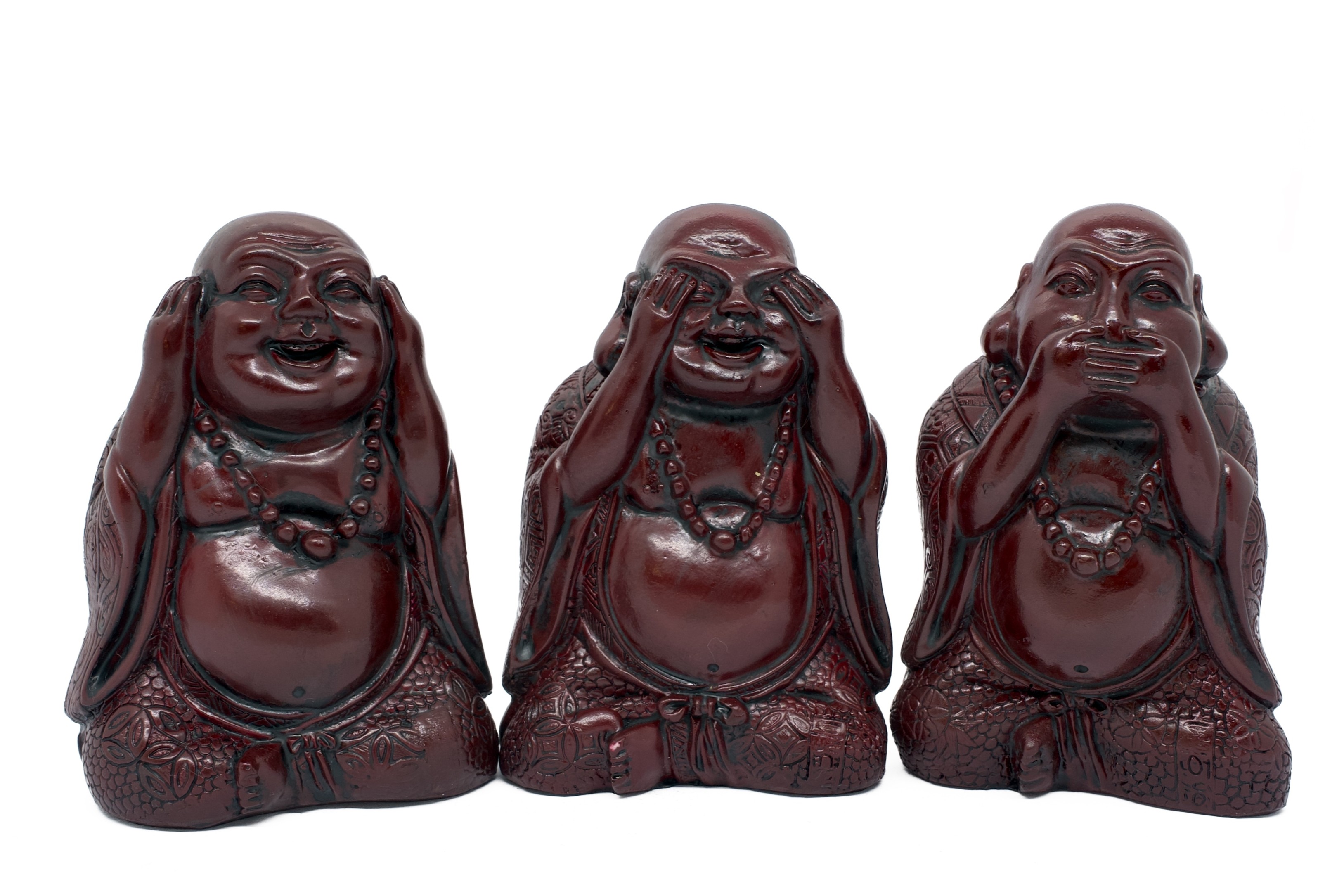 Boeddha's Rood horen, zien en zwijgen