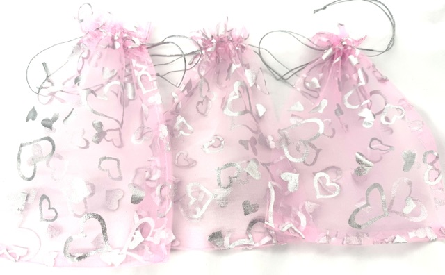 Hartjes Roze 10 x 15 cm