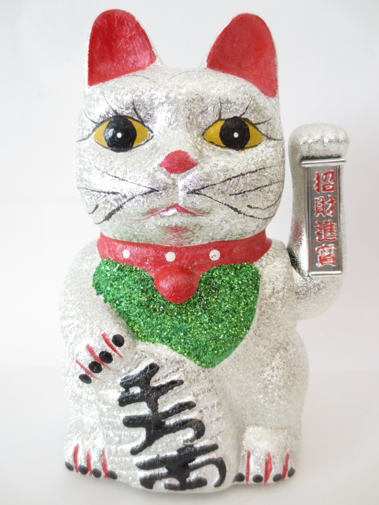 Glitter zilver middel