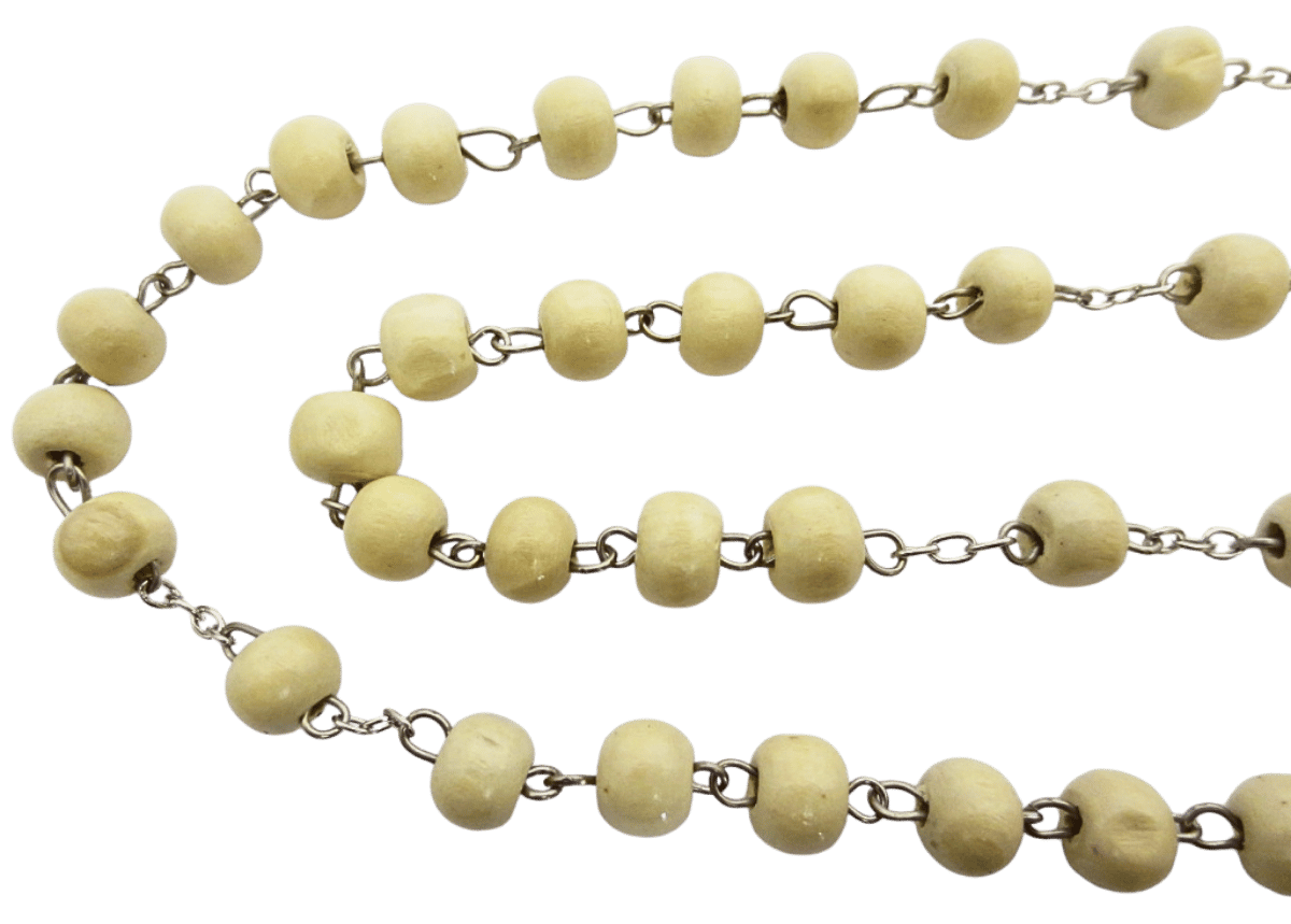 Rozenkrans Beige Rond luxe