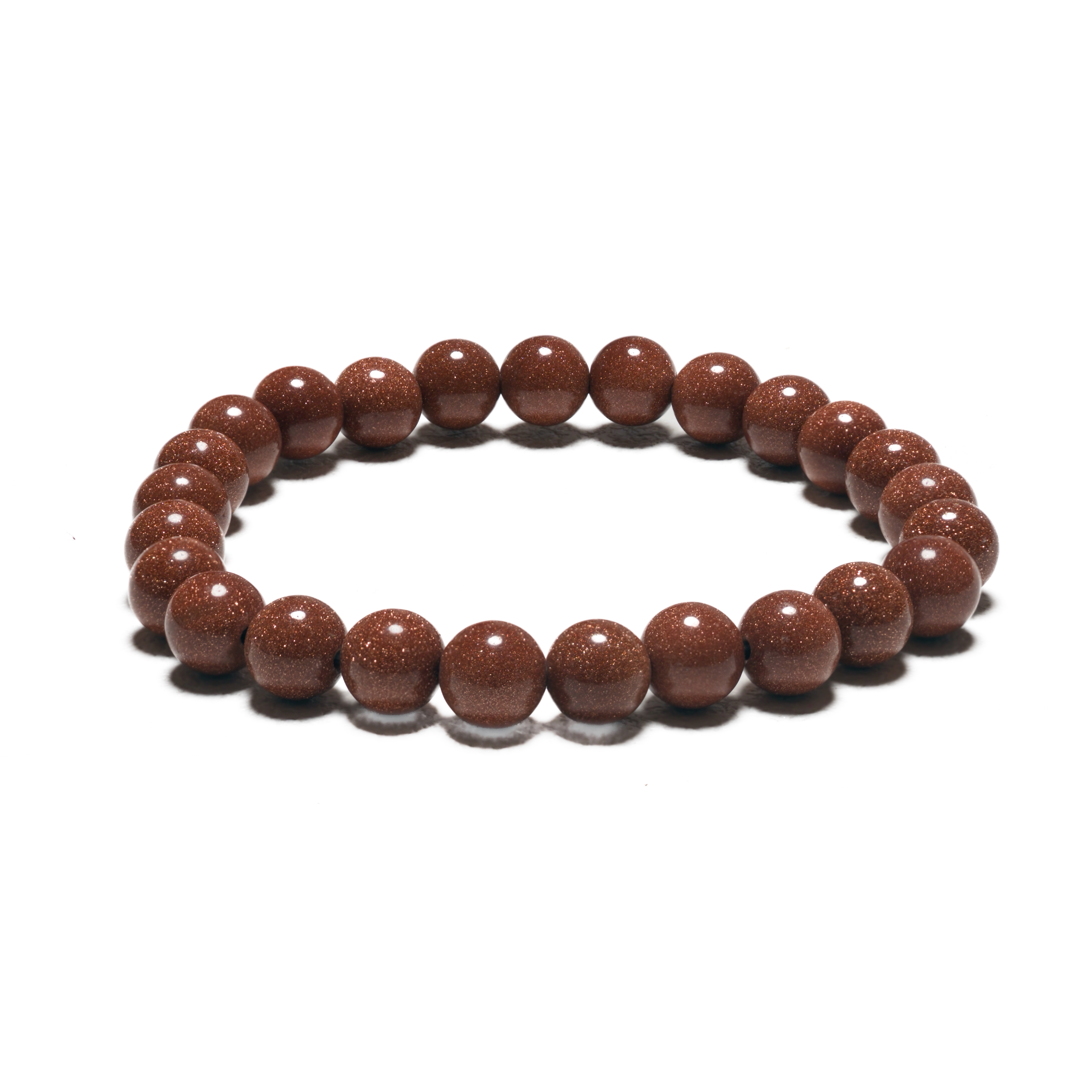 0,8cm steen armband Goudsteen