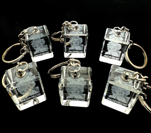 Kristallen sleutelhanger Marilyn Monroe (12 stuks)
