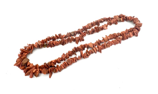 DunneEdelsteen ketting 90cm Goudsteen