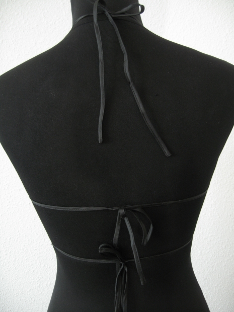kralen top (zwart)