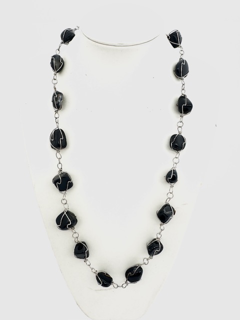 Grote Chakra Ketting Onyx