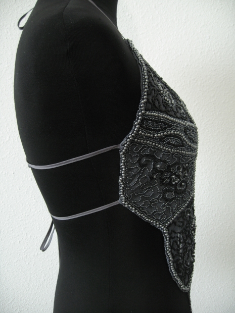 kralen top (zilver)