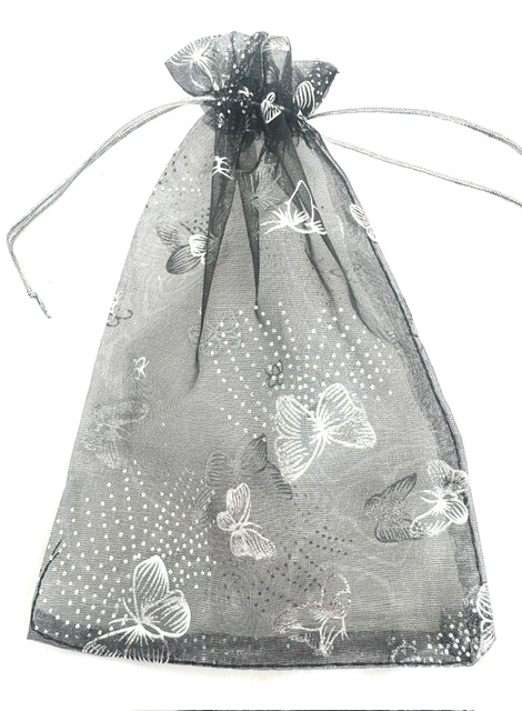 Vlinder Zwart 10 x 15 cm