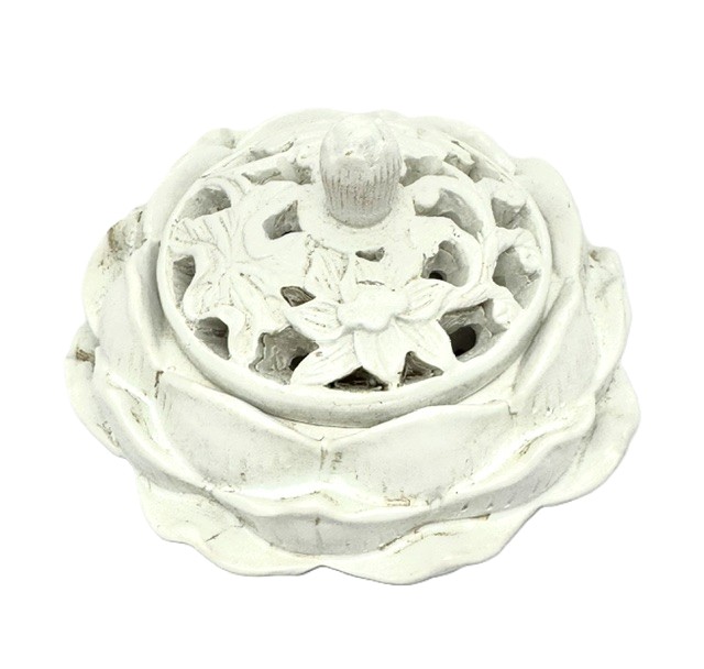 Lotus wierook/kegelbrander wit