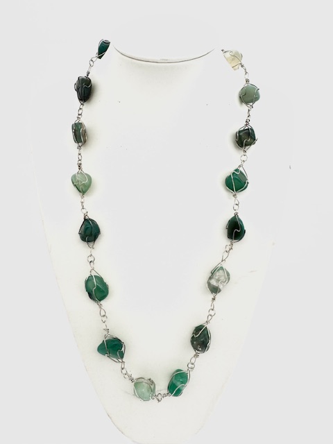 Grote Chakra Ketting Jade