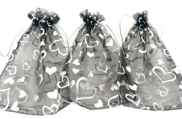 Hartjes Zwart 13 x 20 cm