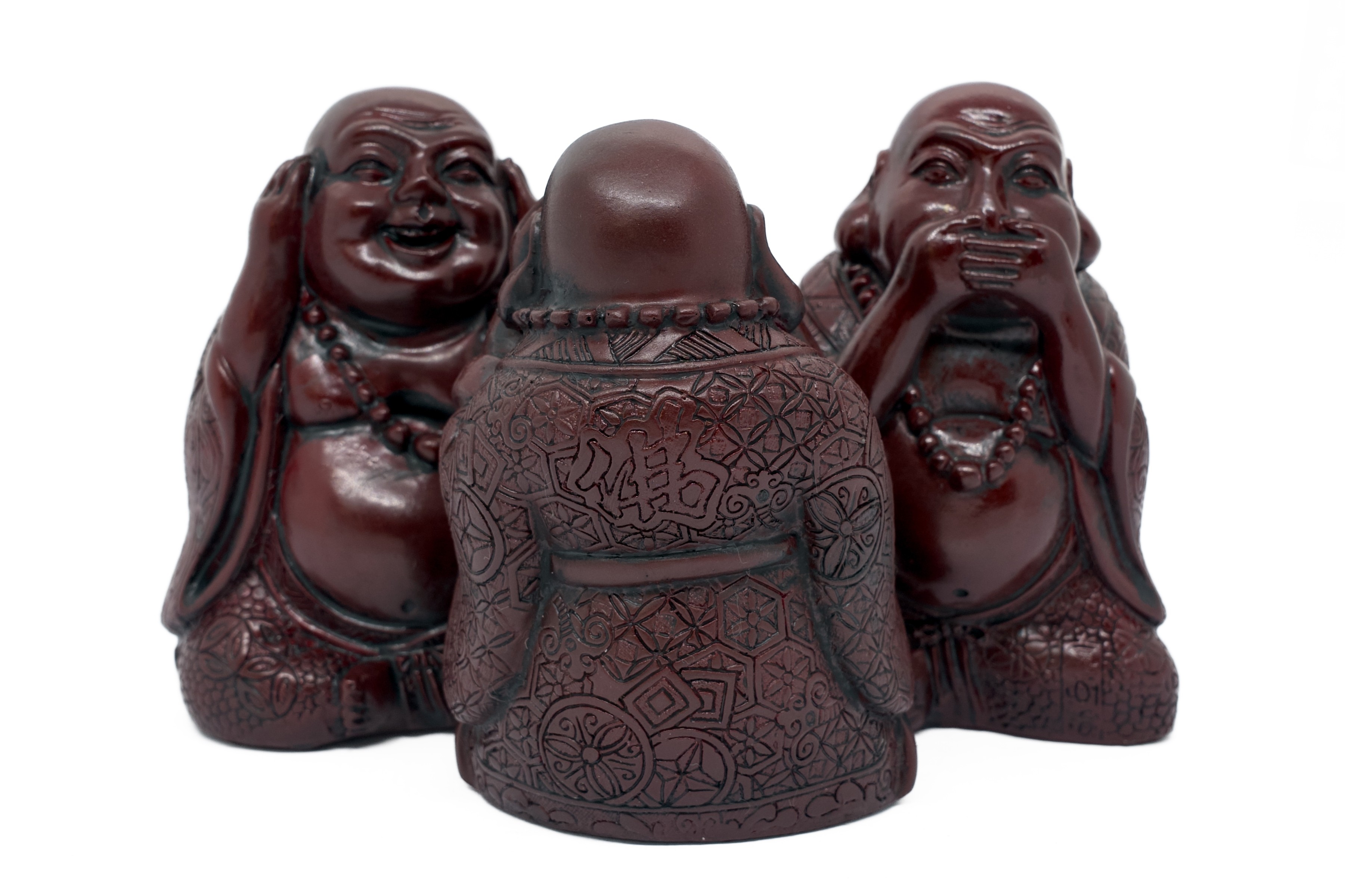 Boeddha's Rood horen, zien en zwijgen