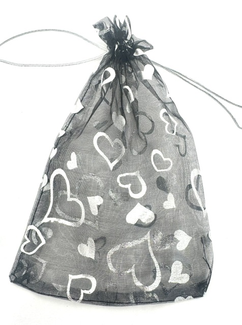 Hartjes Zwart 13 x 20 cm