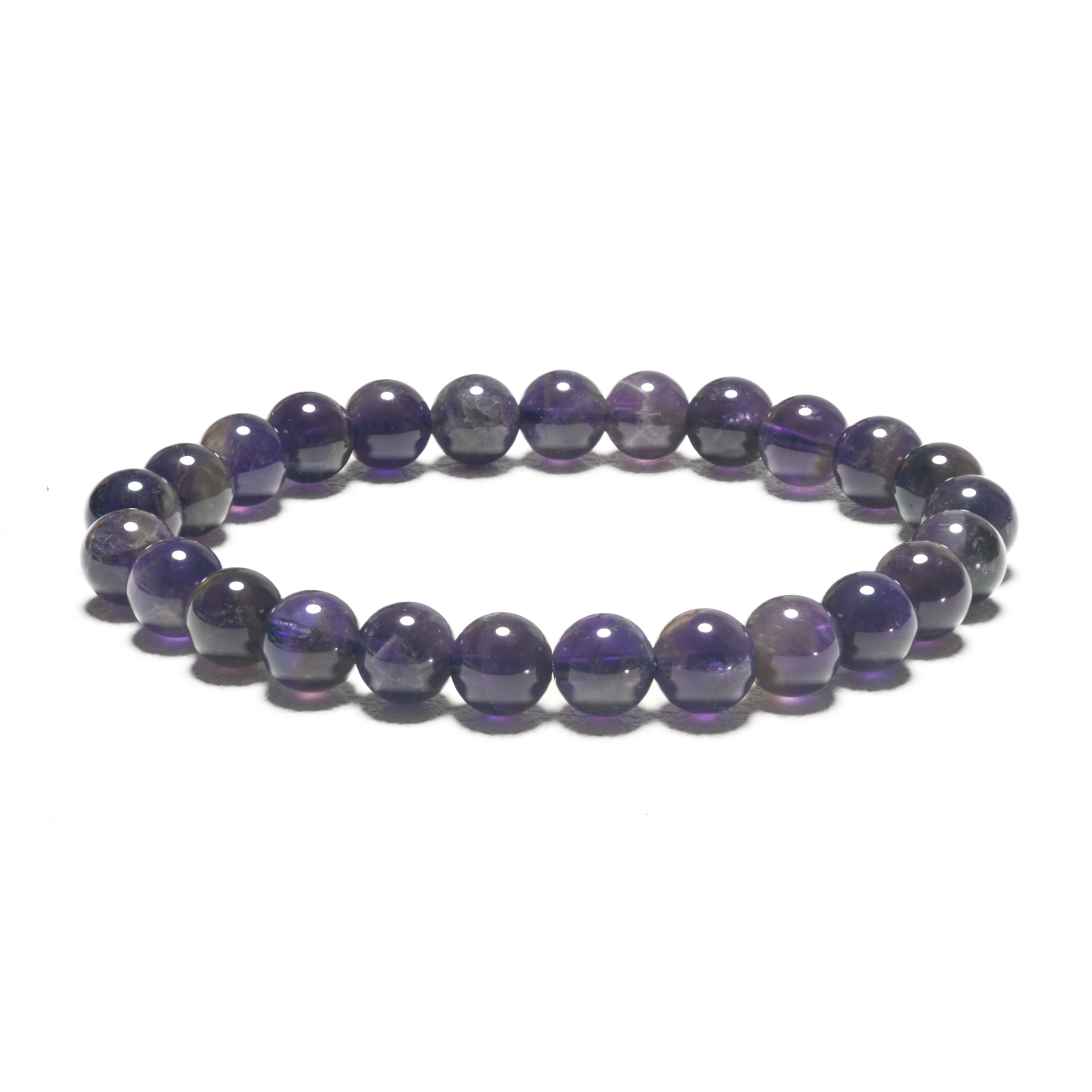 0,8cm steen armband Amethyst