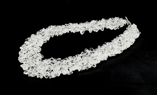 Brede steenketting Rock Cristal