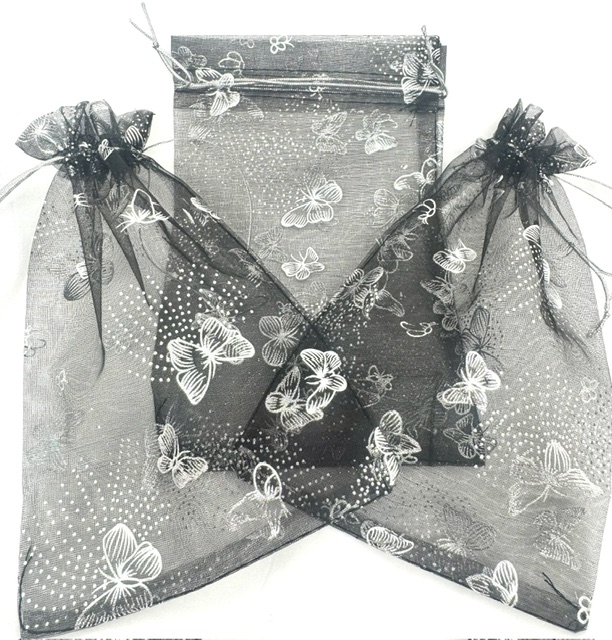 Vlinder Zwart 10 x 15 cm