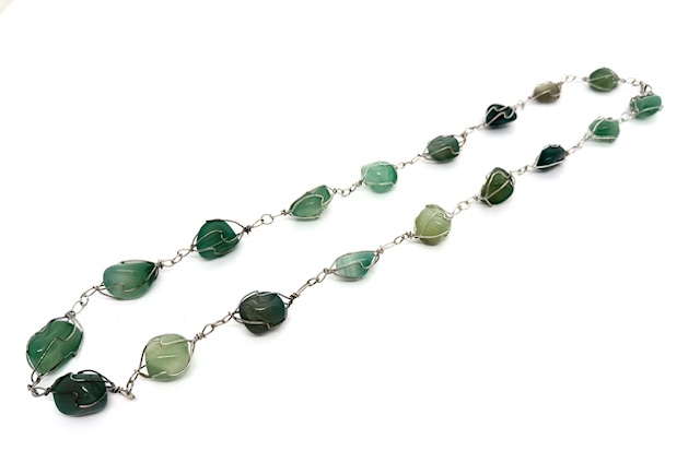 Grote Chakra Ketting Jade