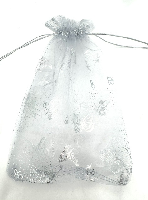 Vlinder Zilver 13 x 20 cm