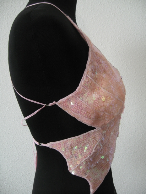 vlinder topje (roze)
