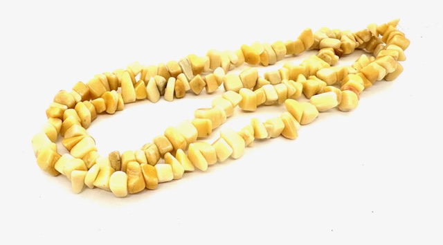 Edelsteen ketting 90cm Schelp
