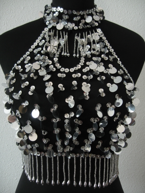 top pajetten (zilver)