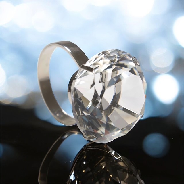 5cm Kristal Diamantring