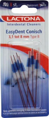 Easydent Type B 3,1 / 8 mm 8 stuks  Lactona