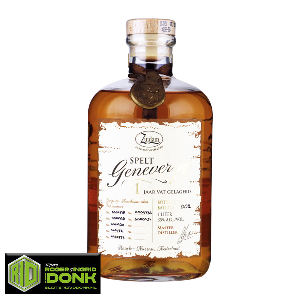 Zuidam Spelt Genever 1 jaar