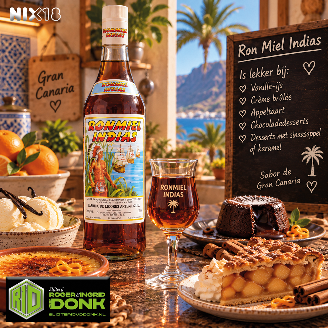 Licor Ron miel indias