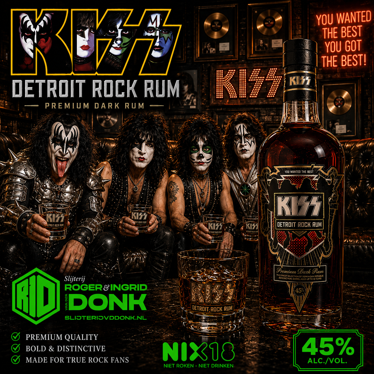 Kiss Detroit Rock Rum