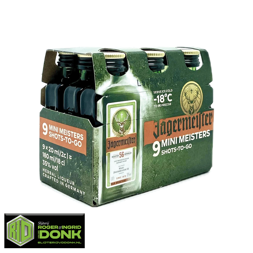 Jagermeister Mini Meisters 9x 0,2