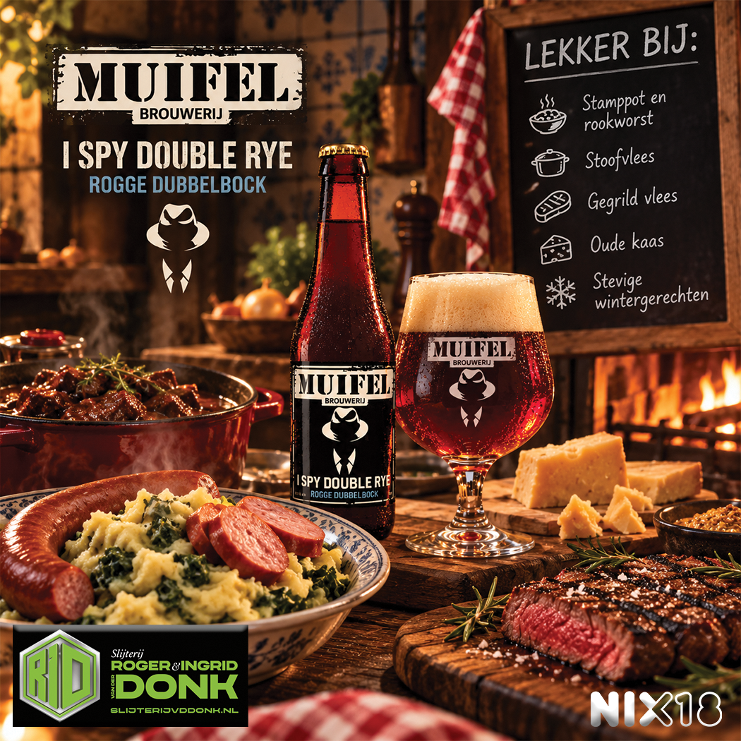 Muifel I Spy Double Rye Rogge Dubbelbock