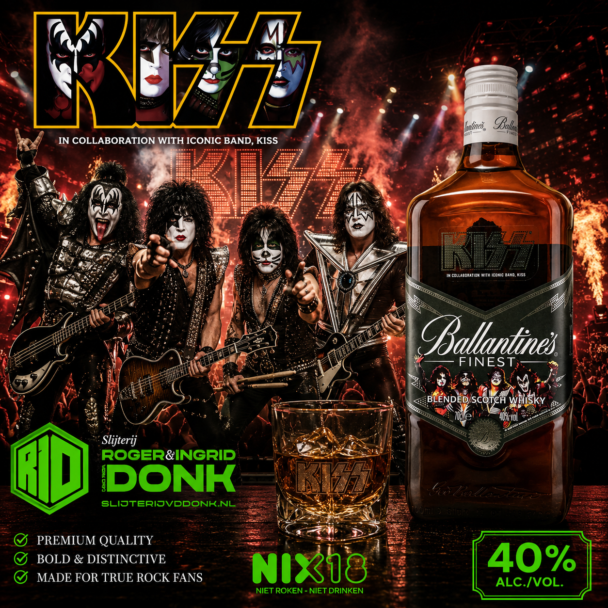Kiss Ballantines