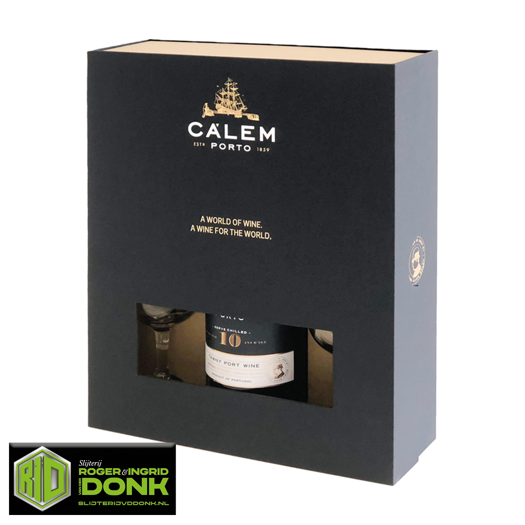Calem 10 jaar met glazen