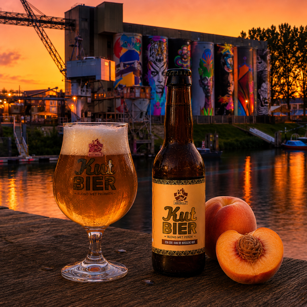 Kutbier met Perzik
