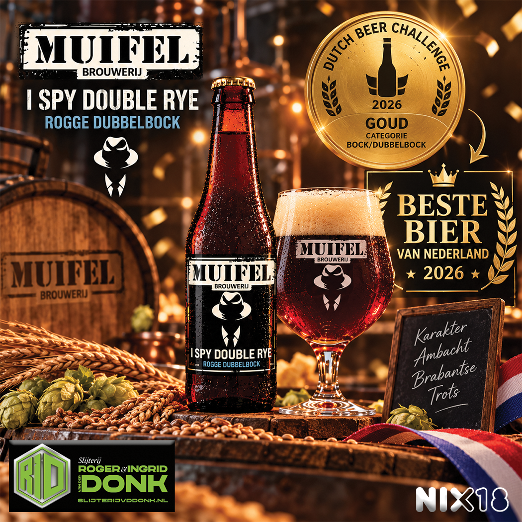 Muifel I Spy Double Rye Rogge Dubbelbock