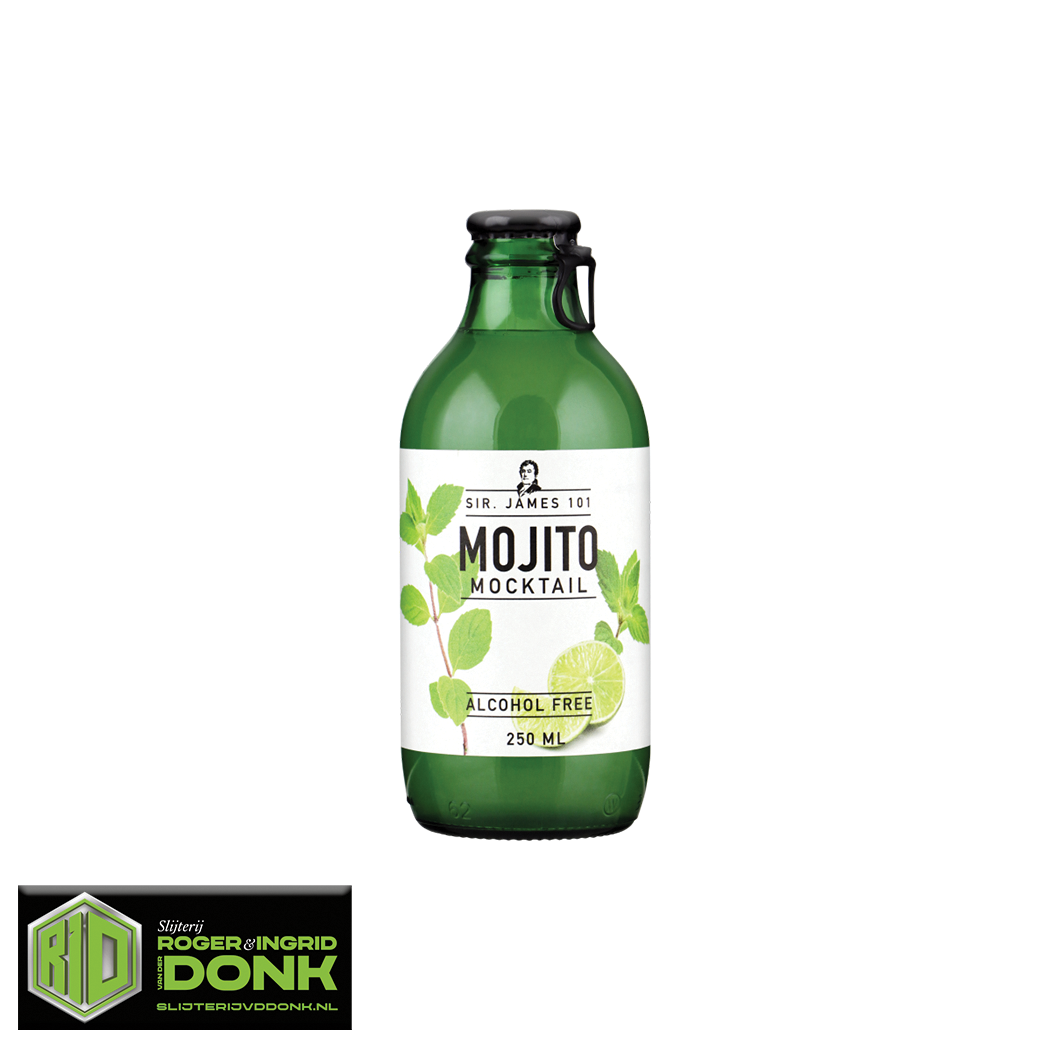 Sir James Mojito mocktail alcohol vrij