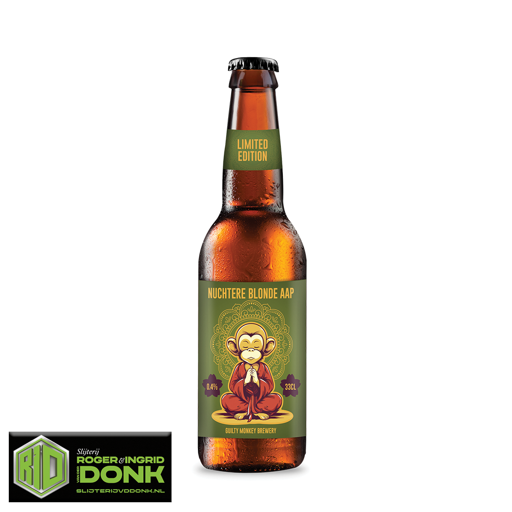 Nuchtere Blonde Aap
