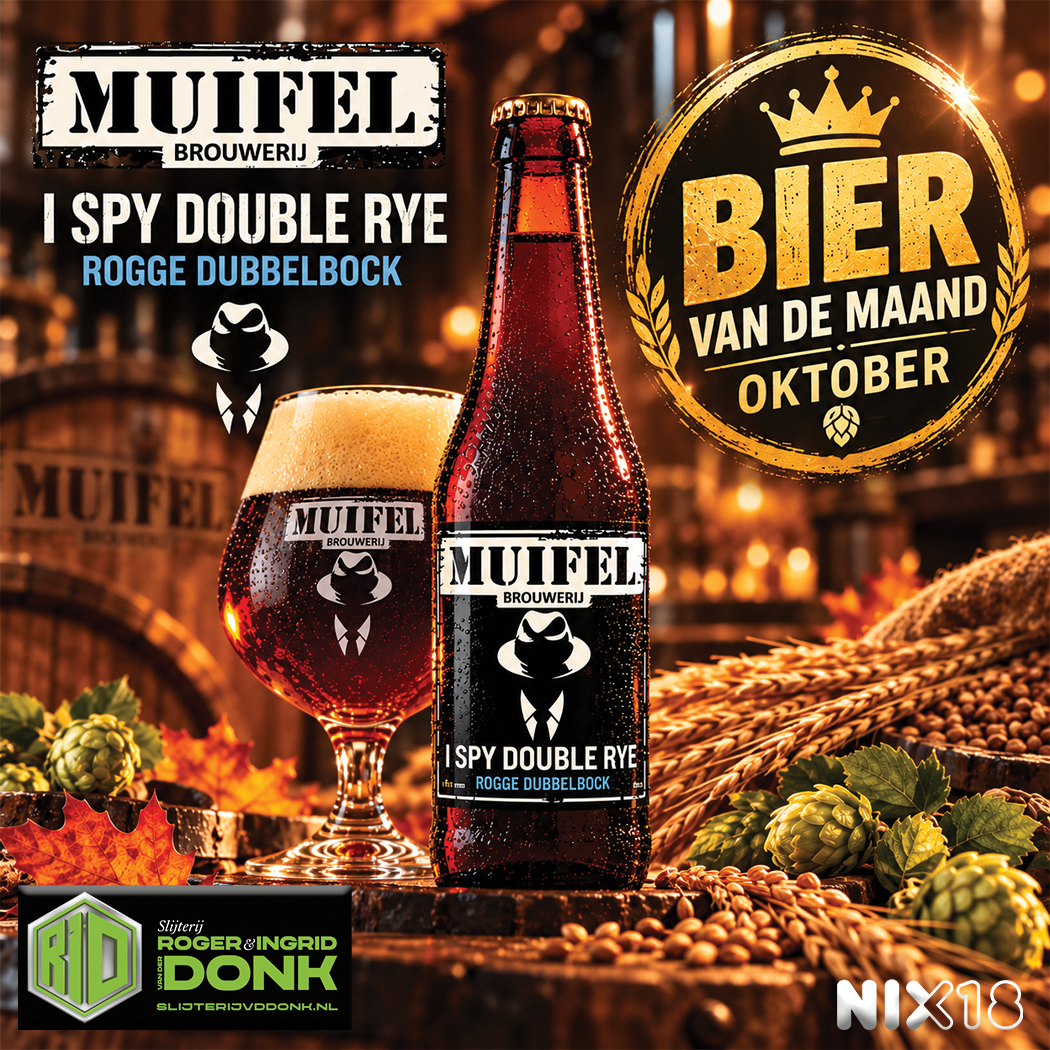 Muifel I Spy Double Rye Rogge Dubbelbock